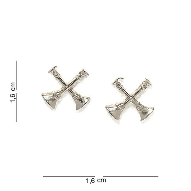 Embleem Metaal Crossed Trumpet 11701 #6061 
