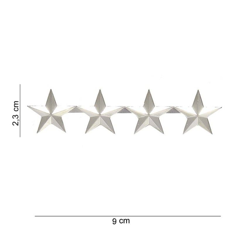 Embleem Metaal Generaal 4 sterren 12951 #6098 
