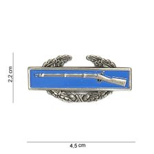 Embleem metaal 'Infantry Badge" (klein)