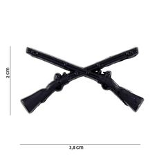 Embleem Metaal Infantry Rifles 12951 #6035 zwart 