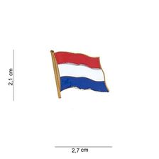 Embleem Metaal Nederlandse Vlag 11251 #7072 