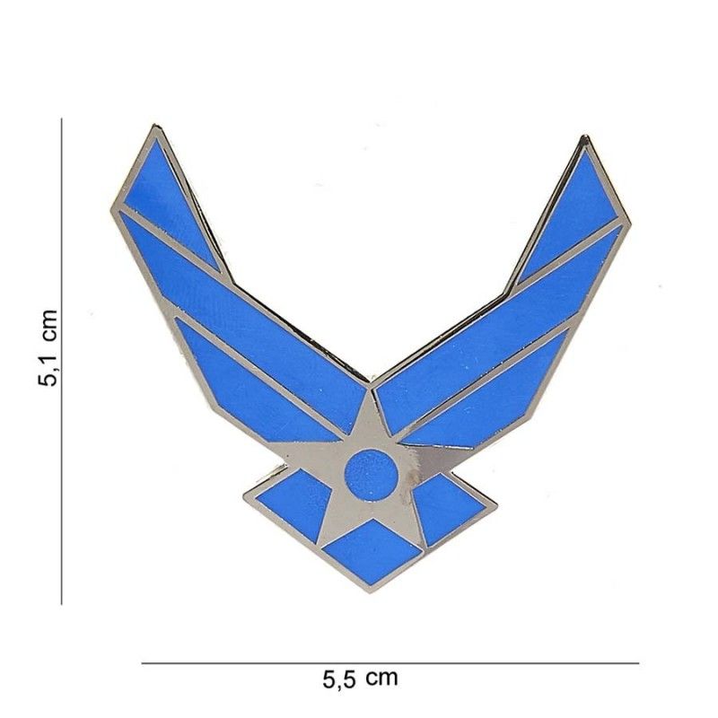 Embleem Metaal US Airforce #6020 groot 