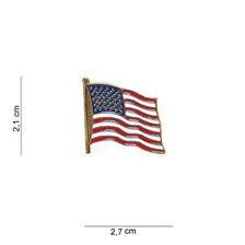 Embleem Metaal USA Vlag middel 11251 #7073 