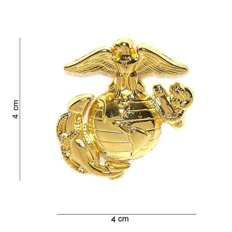 Embleem Metaal USMC 12951 #7047 goud 