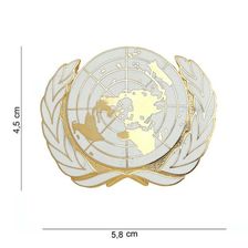 Baret embleem metaal Verenigde Naties
