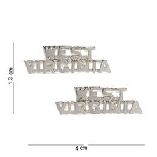 Embleem Metaal West Virginia 12951 #6052 