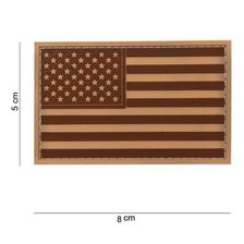 Embleem 3D PVC vlag USA Desert met klittenband #11183