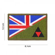 Embleem stof 3rd Infantry halve vlag #20018