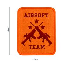 Embleem stof Airsoft team oranje
