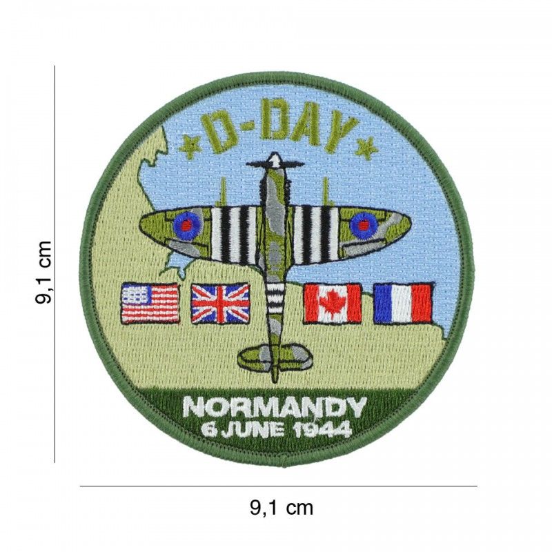 Embleem stof D-Day Spitfire #19077