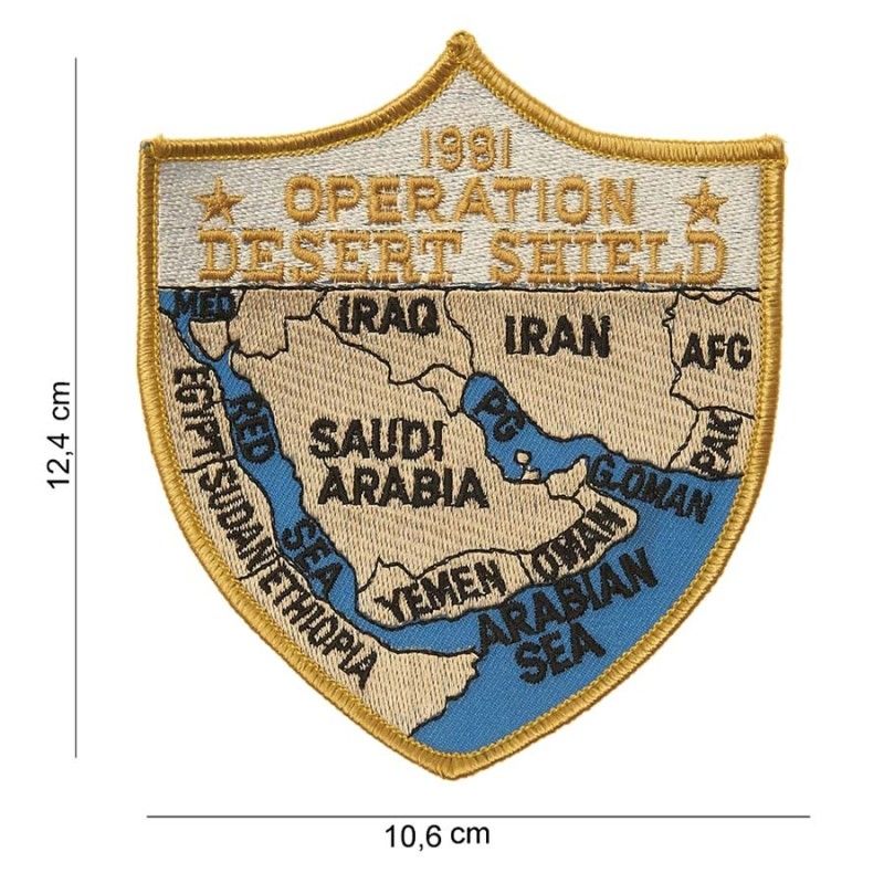 Embleem stof Operation Desert Storm (schild) 11701 #3069 