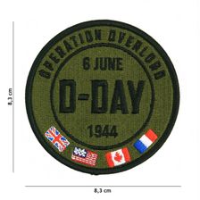 Embleem stof D-Day 6 juni 1944 #7105 