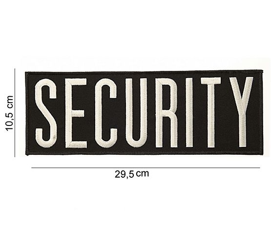 Embleem stof Security groot