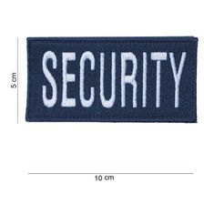 Embleem stof security (dik) met klittenband 12151 #2023#2022 blauw 