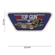 Embleem stof Top Gun Trapezium (blauw) 11151 #5071 