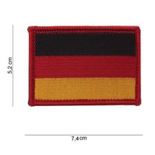 Embleem stof vlag Duitsland met klitteband #1044 