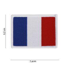 Embleem stof vlag Frankrijk klein #1067 