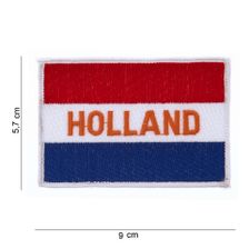 Embleem stof vlag Nederland Holland tekst 11151 #1016