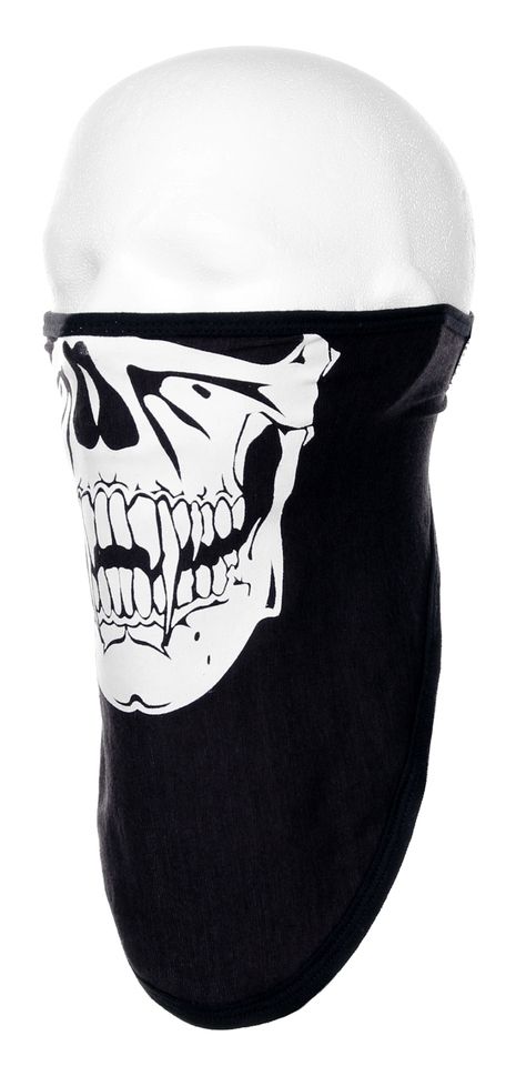 Masker stretch katoen Vampier zwart 