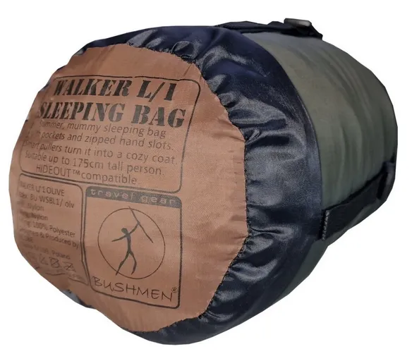 Slaapzak Walker 1 Bushmen L groen / bruin