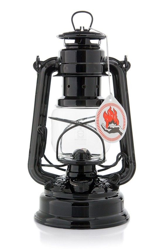 Stormlamp Feuerhand zwart