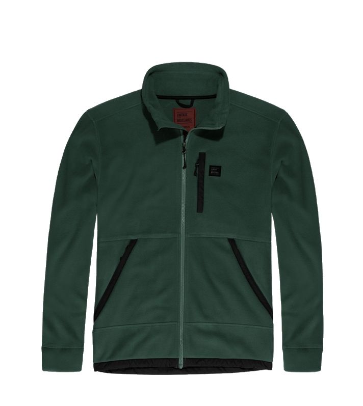 Fleece vest Valerio groen