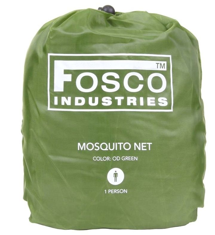 Muskieten net 1 persoons Fosco groen