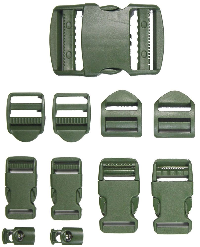 Gespen set 101 Inc. groen