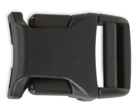 Gespen set molle zwart 25 mm 2 st.