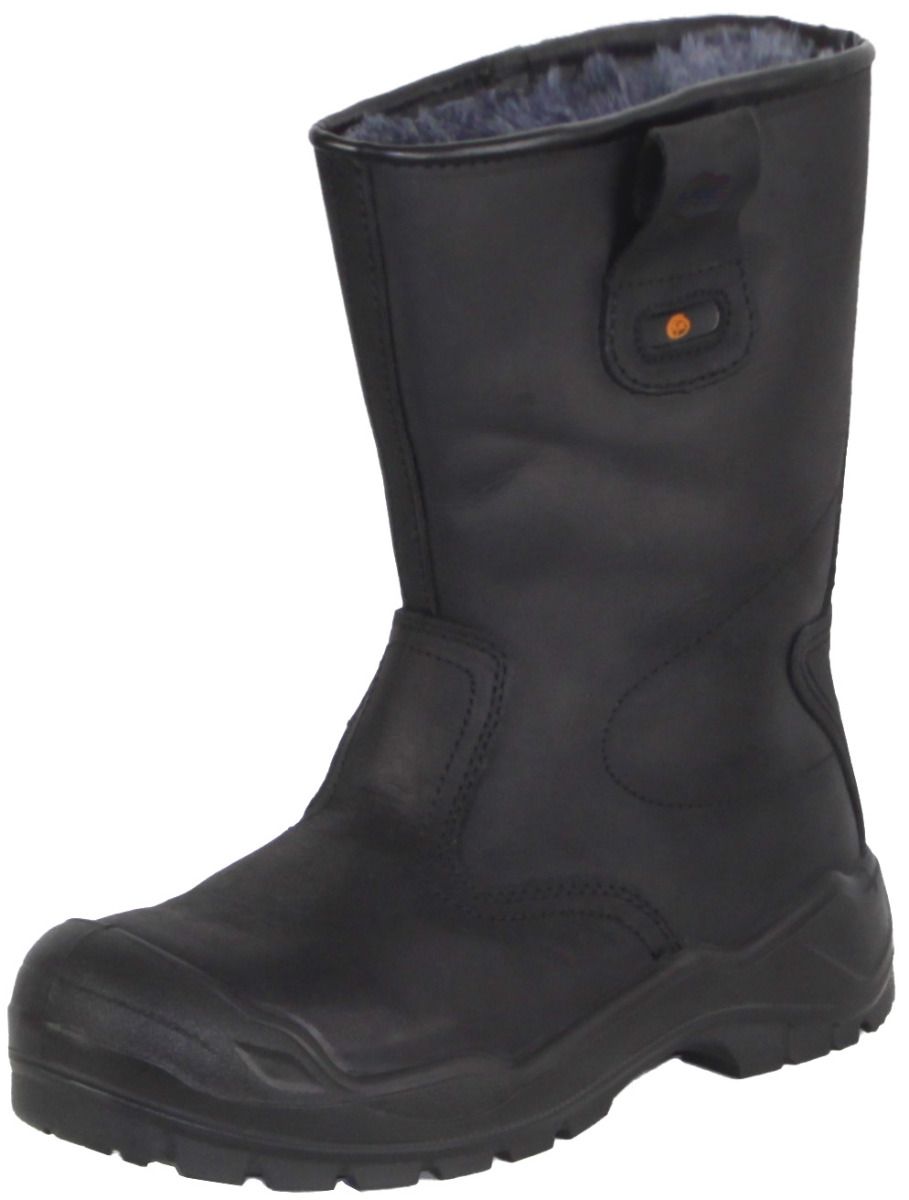 Werklaars KM S3 gevoerd zwart