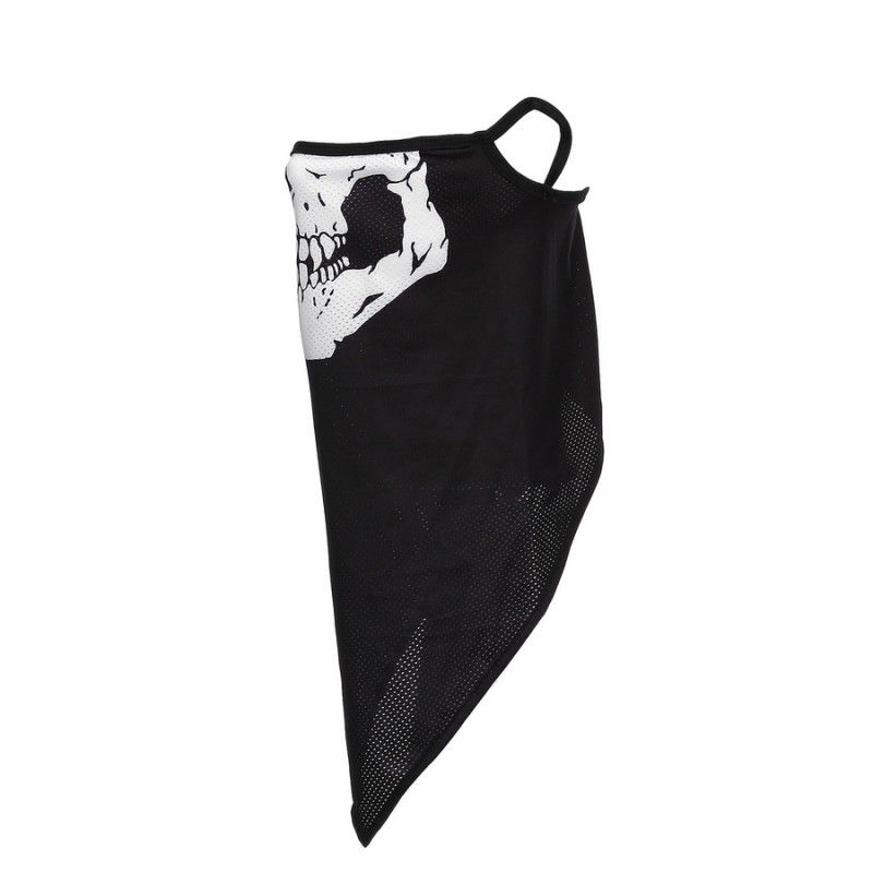 Gezichtsmasker met oorlus skull style 9