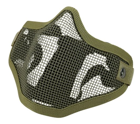 Gezichtsmasker gaas Coyote