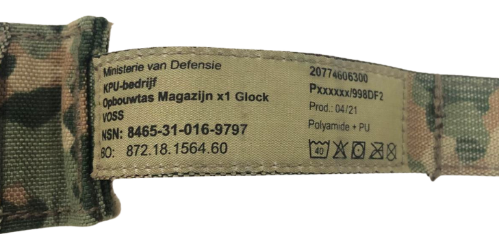 Opbouwtas Magazijn x1 Glock VOSS NFP nieuw