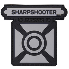 Embleem 3D PVC Sharpshooter grijs
