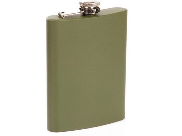 Zakfles 8 ounce groen