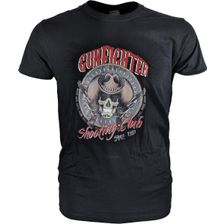 T-Shirt Gunfighter zwart