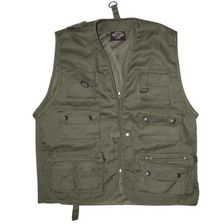 Visvest met netting groen