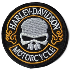 Embleem opstrijkbaar Harley Davidson