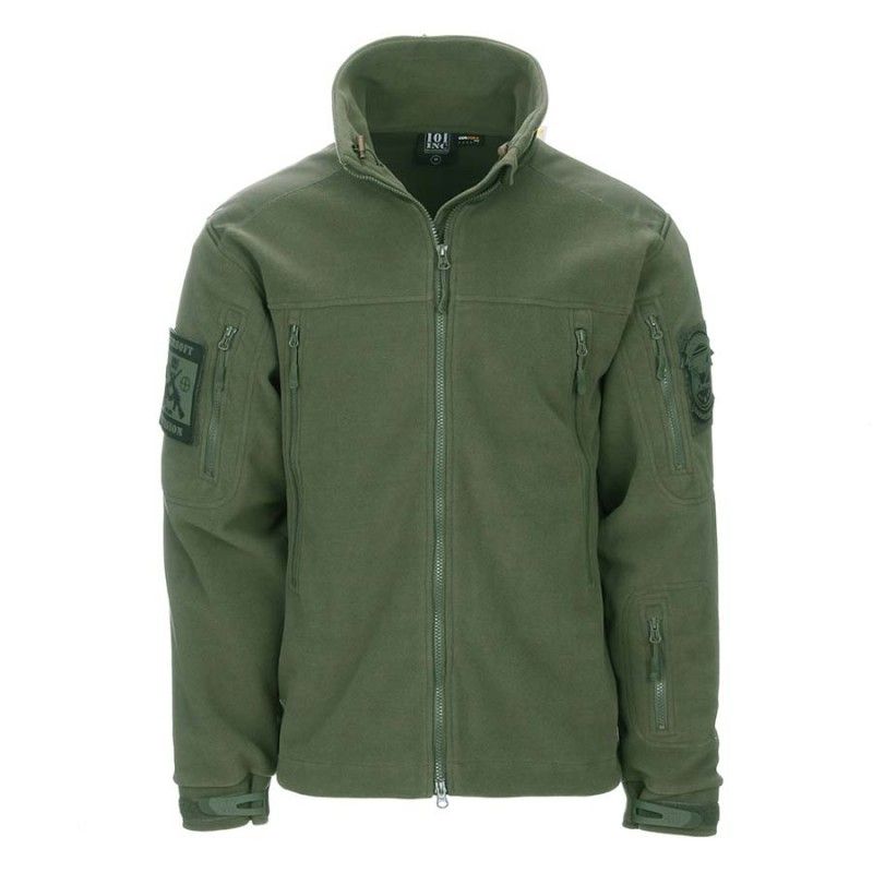 Groen fleece vest best sale