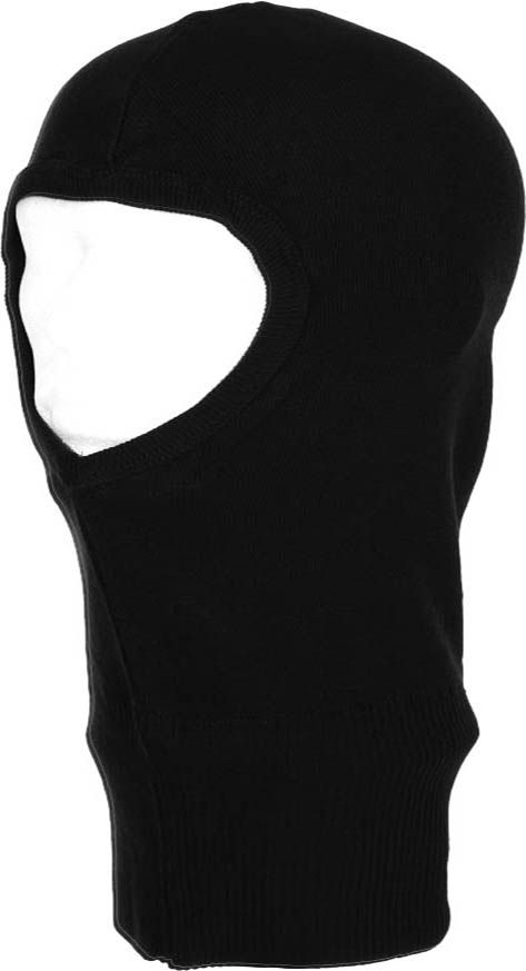 Bivakmuts 1-gaats katoen Fostex zwart