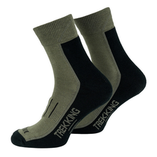 Trekking sokken Coolmax 101 Inc. zwart / groen