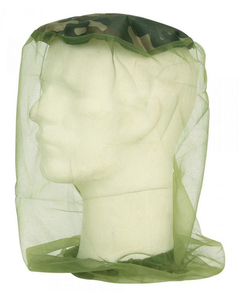 Muskieten net voor over hoofd BCB groen