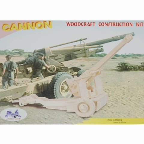 Houten bouwpakket cannon #3123 