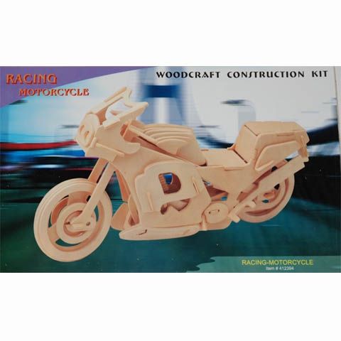 Houten bouwpakket racing motor #3127 