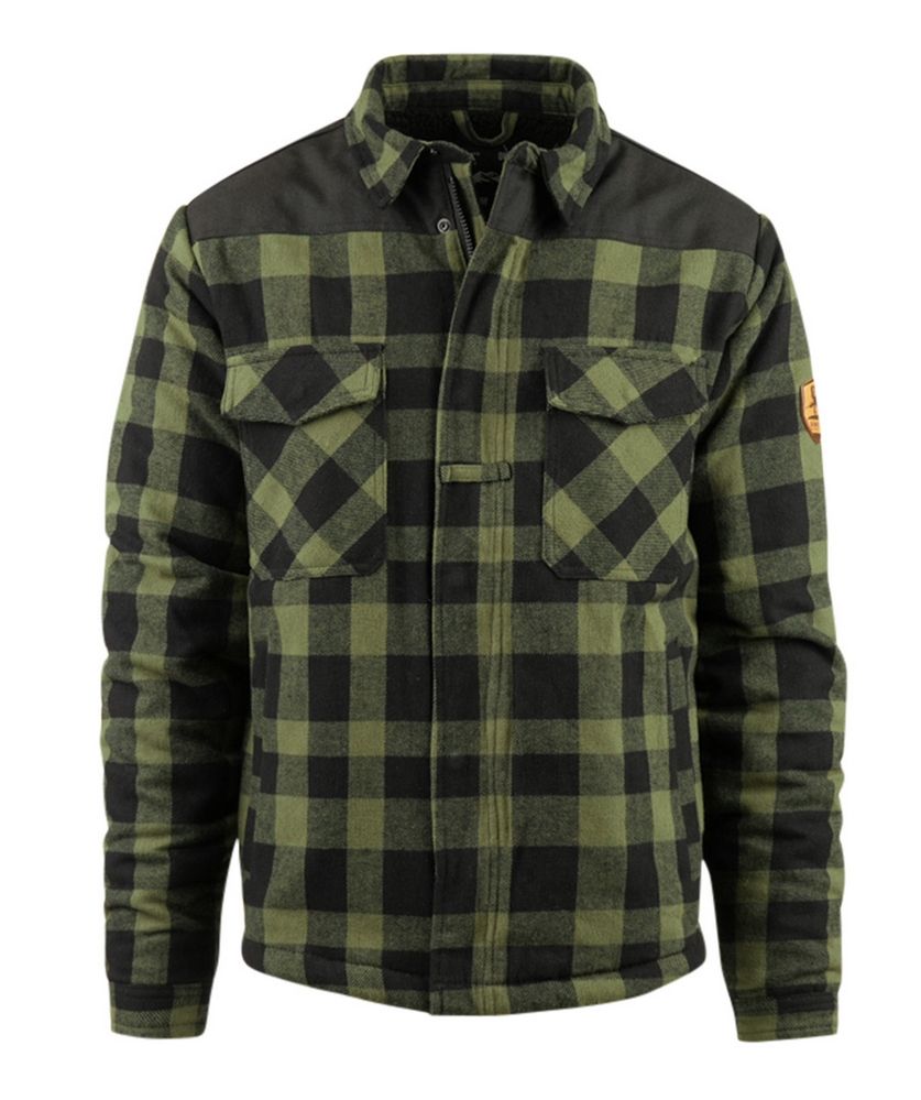 Houthakkers Sherpa jack zwart/groen