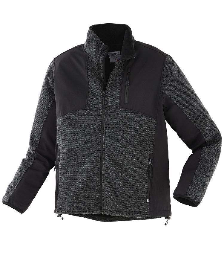 Hybride vest antraciet