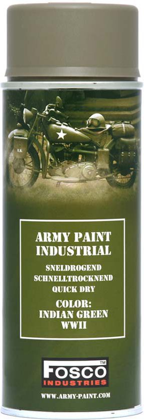 Verf spuitbus 400 ml. groen, Indian Green WW2