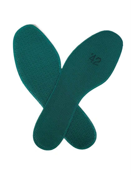 Inlegzool Saran groen