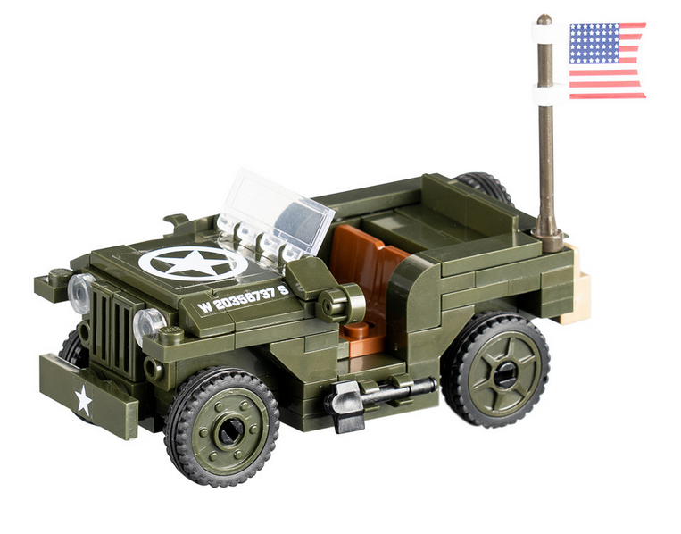 Sluban WW2 Jeep US Army M38-70210