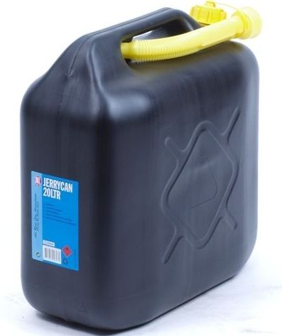 Jerrycan 20 liter zwart